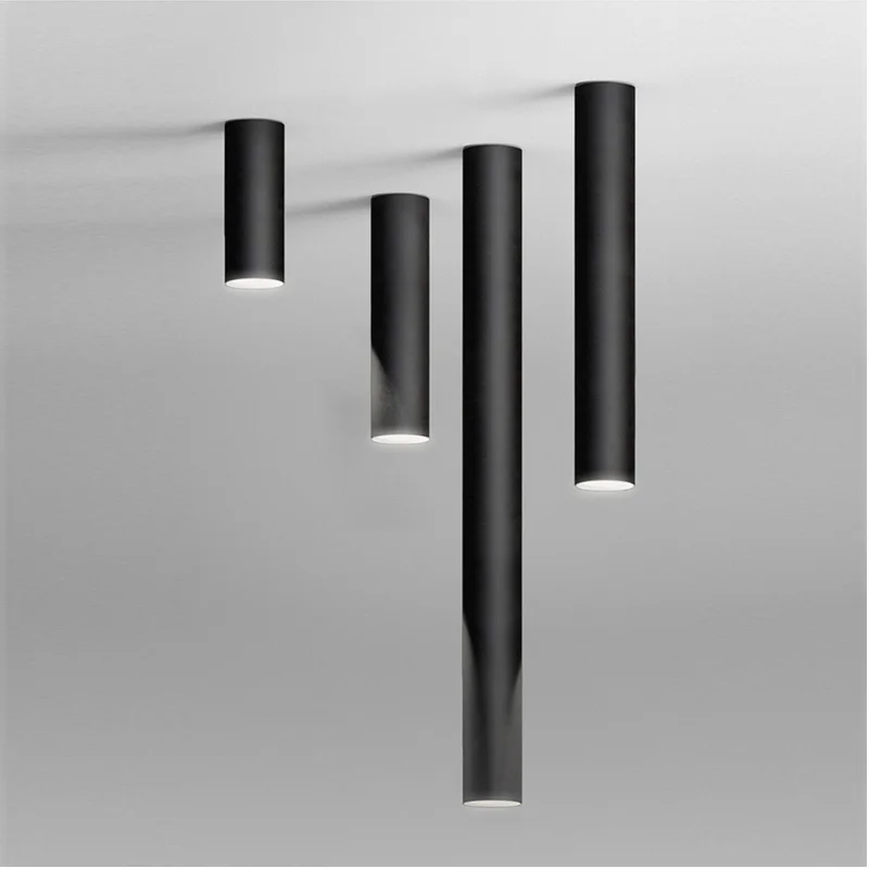 

Nordic LED Ceiling Lamp Long Tube Surface Mounted Spot Light Indoor Lighting For Living Room Bedroom Corridor Store Coffee