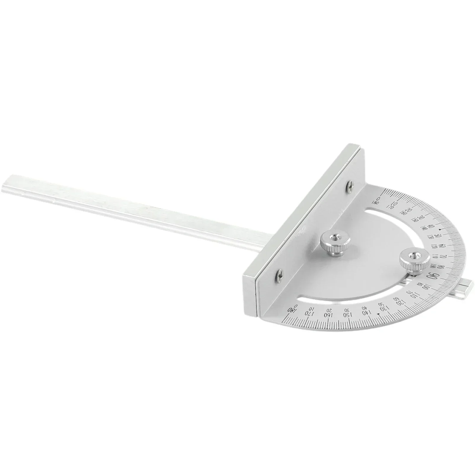 Protractor Angle Ruler Circular Caliper Goniometer Metal Angle Finder Stainless Steel Mini Table Saw T Style Tuler