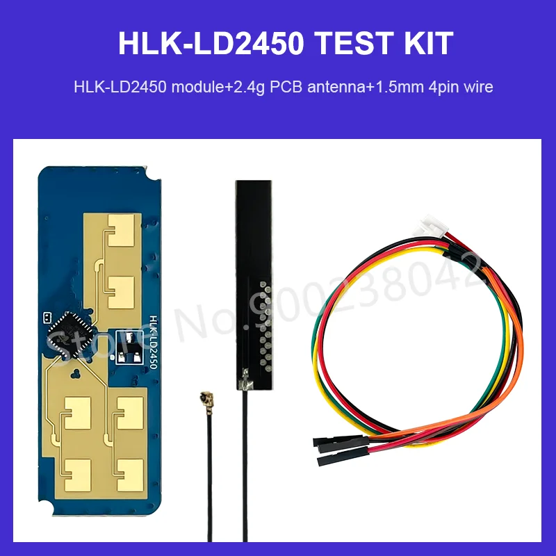 Oi-link-smart Home Motion Target Tracking Radar Sensor Module Medição do Ângulo de Distância 24ghz Hlk-ld2450 Hot Sale - Image 3