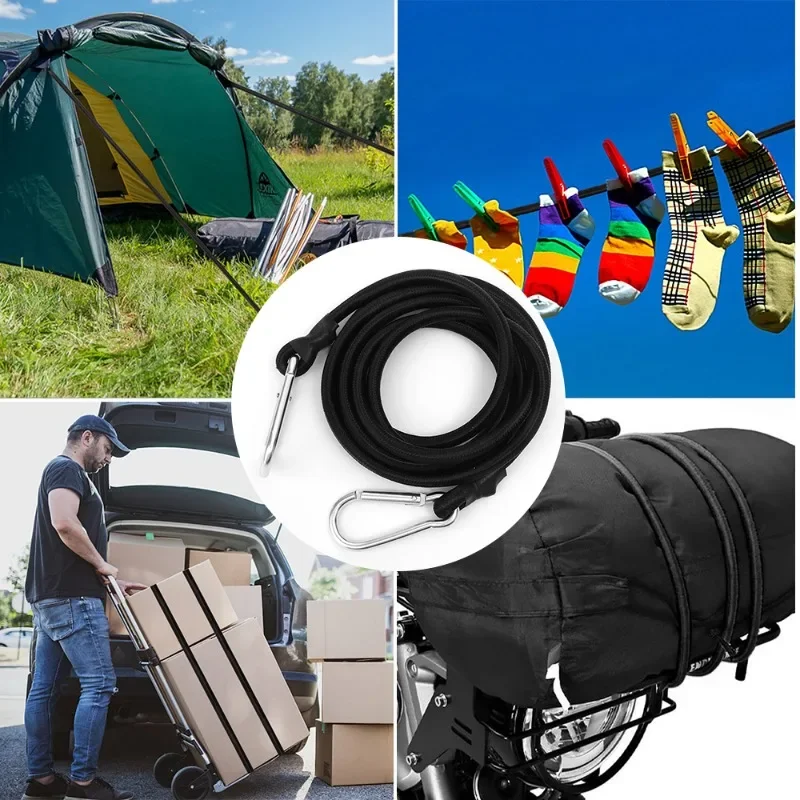 Motorcycle Luggage Strap Rope Elastic Buckle Bundle Straps