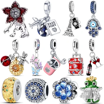 Sterling Silver Plant Charm 1