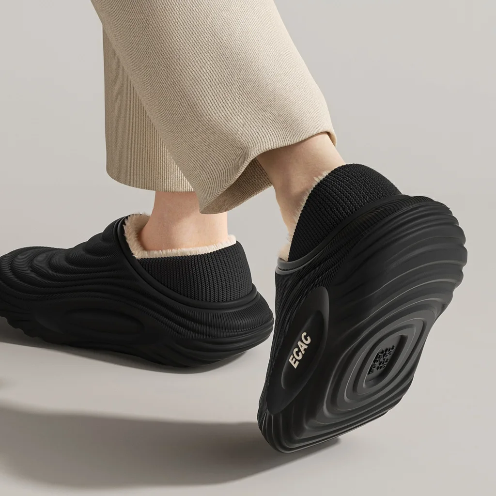 EVA-Winterpantoffeln für Damen und Herren, warm gefüttert, wasserdicht, rutschfest, bequem, für drinnen und draußen, leichte Baumwollclogs_voghion.com