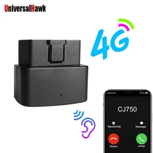 Mini OBD Voice Monitor GPS Tracker Car GSM  Vehicle Tracking Device gps locator Software APP IOS Andriod No OBD2 scan detection