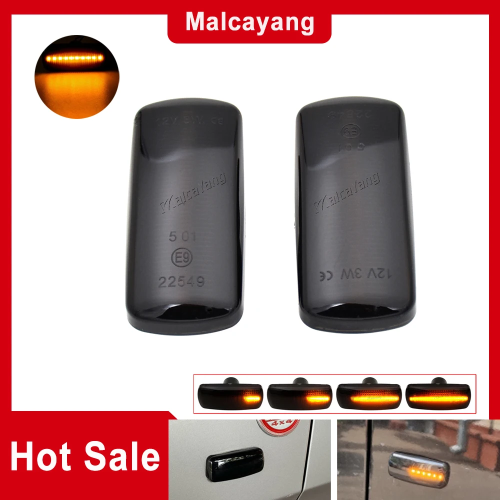 Per Dodge Charger Avenger Caliber Grand Caravan Nitro Flowing Side Marker Blinker Light Dynamic Turn Signal Lamp Led Lampeggiante