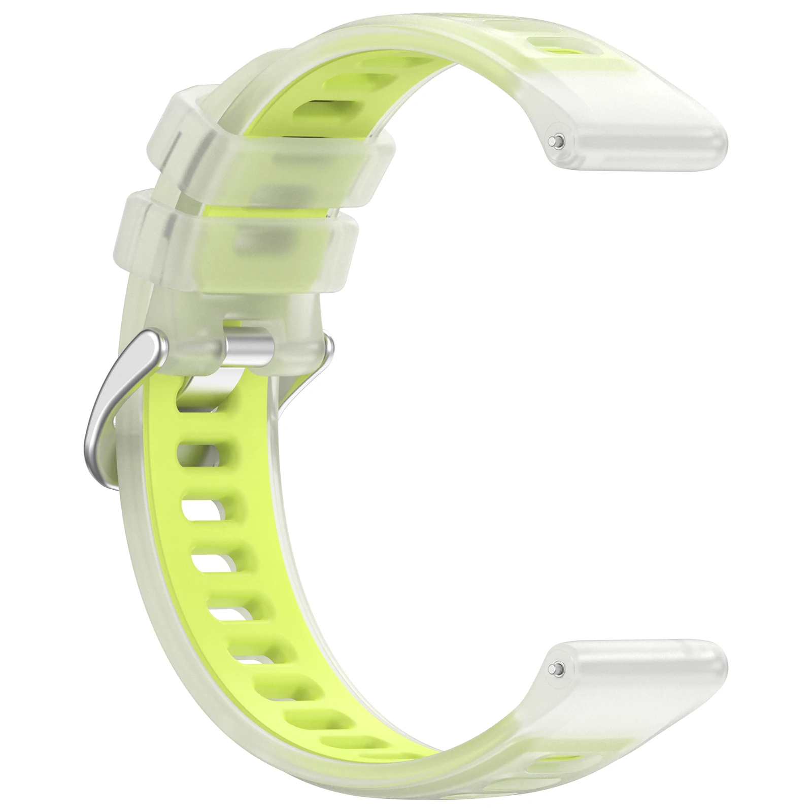 Sport Silicone Watch Strap, 20/22mm Adjustable Band