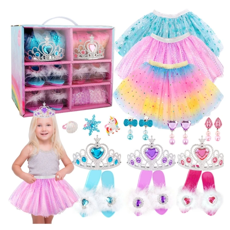 

Kids Princess Dress Up Set Stimulate Imagination and Role Playing in Children