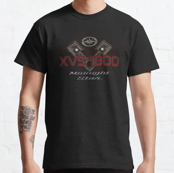 

Midnight Star XVS 1300 pistons t shirt for Bajaj Bimota Boxer KYMCO DUCATI HONDA BMW