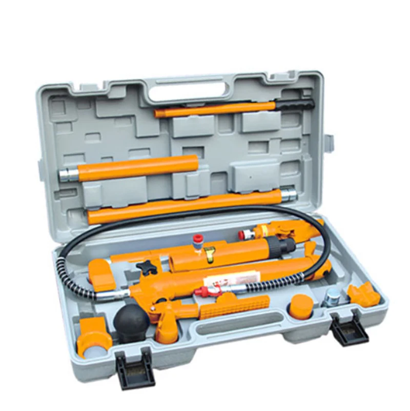 

Car Porta Power Body Frame Repair Kit Auto Shop Lift Ram Tool 10 ton Long Ram Hydraulic Car Jacks Lift Tools Set