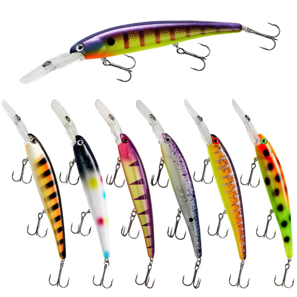 3.5 Multi Jointed minnow Fishing Lure Bait pike musky walleye shad bass A