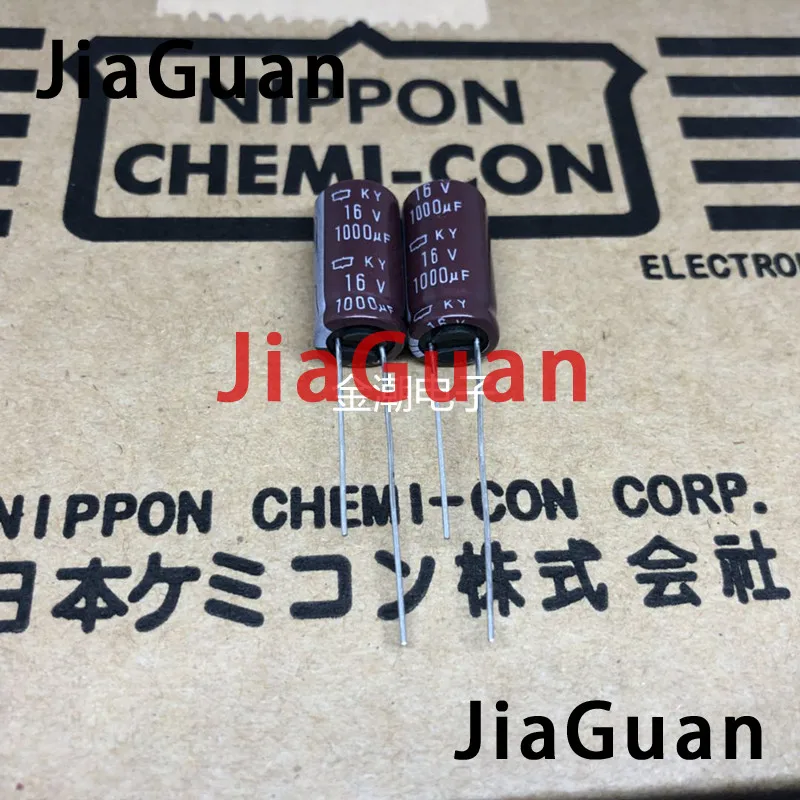 

50pcs NEW CHEMI-CON 1000uf/16v NIPPON KY 16V1000UF 10x16MM electrolytic Capacitor 1000UF 16V NCC NCC ky 16v 1000uf