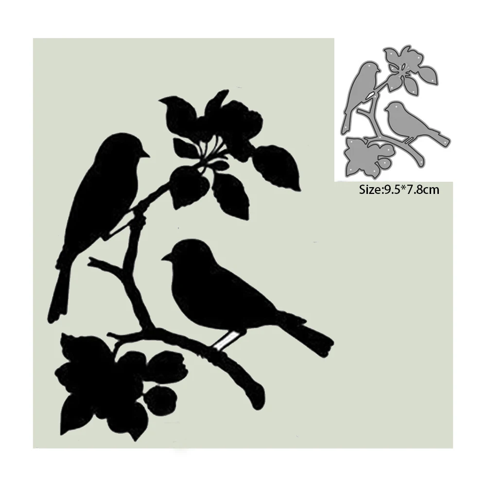 

Bird Metal Punching Knives 2023 Scrapbook for Card Making Mold Embossing Folder Stencil Paper Craft Stamping