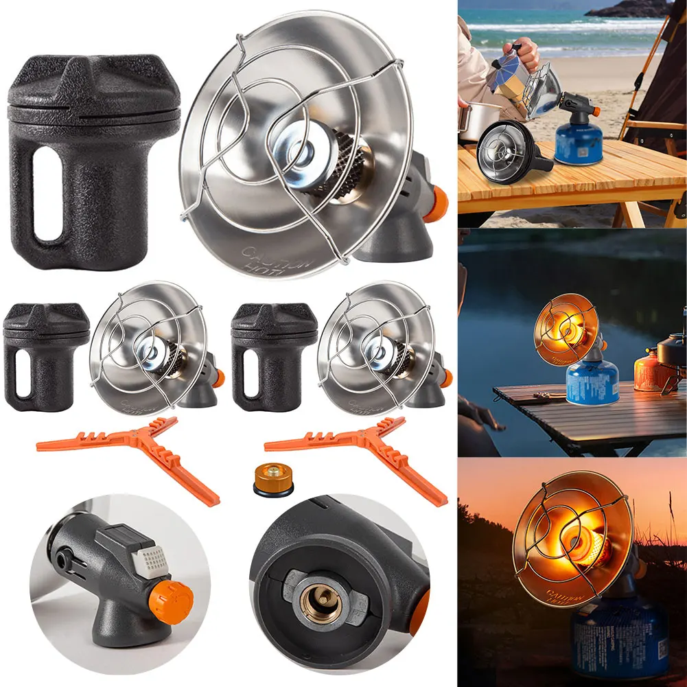 Mini Propane Radiant Heater Coldproof Tank Top Propane Heater Stainless Steel Kerosene Stove Heater for Camping Fishing and More
