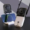 3000mAh Battery Powered Mini Portable Outdoor Handheld Fan Neck Fan USB Rechargeable 180° Folding Wireless Desktop Air Cooling 1