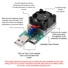 18W 22.5W 3A Load Tester Electronic Load Test Resistor Module USB&Type C Interface Adjustable Constant Current with Cooling Fan 1
