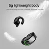SK GD28 Bone Conduction TWS Headphones Bluetooth V5.3 Ear Clip Lightweight Business Sports Game Headset with Mic Noise Reduction 2