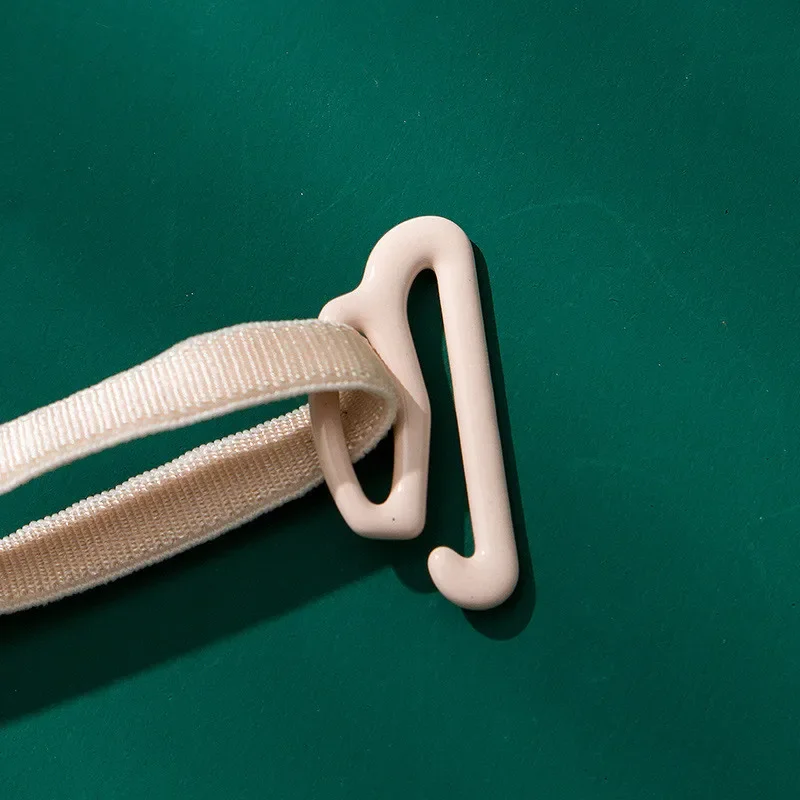 2Pcs 0.5cm 너비 여성 미끄럼 방지 브래지어 스트랩 여성 더블 어깨 탄성 브래지어 레이디 브래지어 스트랩 란제리 액세서리 이미지 6