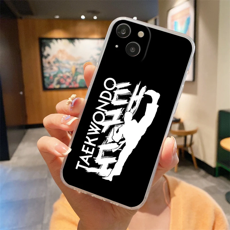 Martial Arts-Themed Soft TPU Clear Phone Case