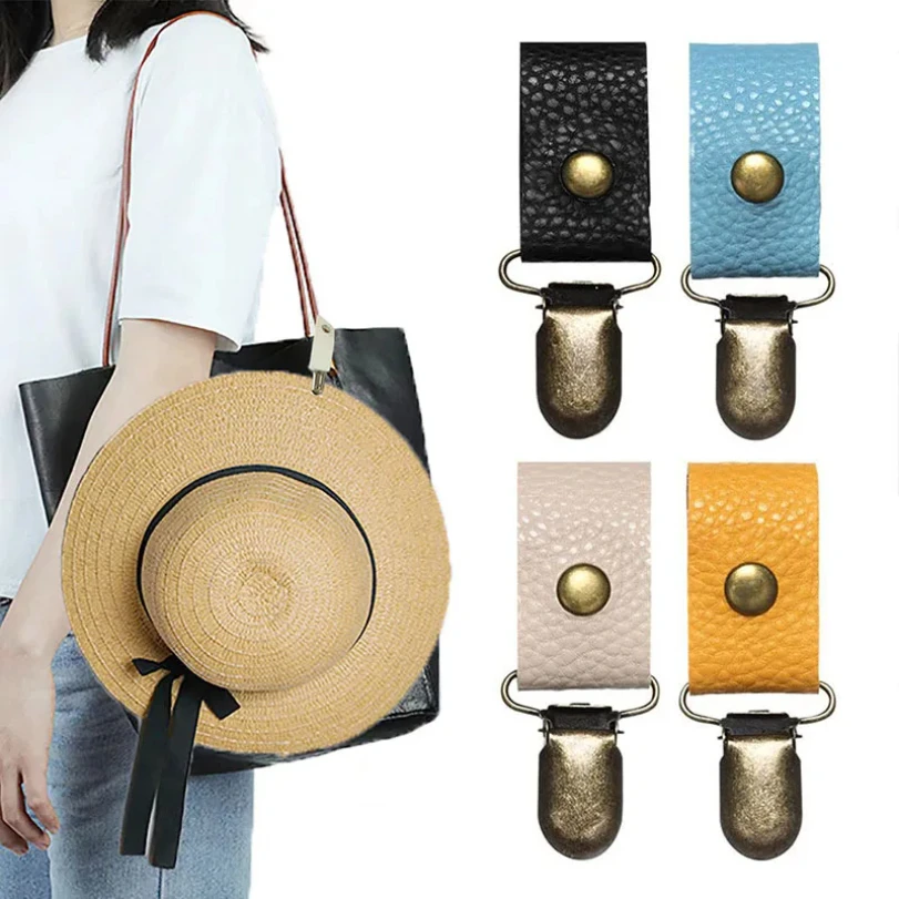 Travel Hat Clip Outdoor Backpack Luggage Storage Bag Hat Clip Multifunctional Straw Hat Clip Hat Accessories