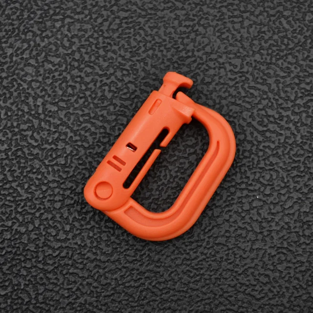 Backpack Plastic Steel Clasp Hook Auxiliary Safety Clasp Press Open