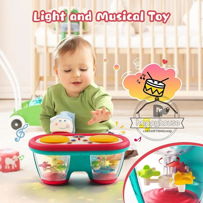 Jouets musicaux pour bébés de 6 à 12 mois et 18 mois, avec musique et  lumières