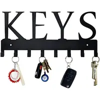 Key/Home Holder for Wall Nail-Free Wall Mounted Key Hooks for Wall, Metal Key Rack for Entryway 1