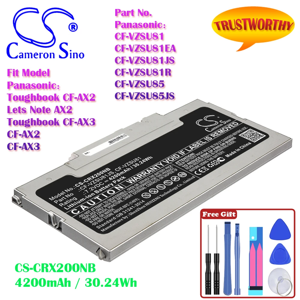 

Notebook, Laptop 4200mAh / 30.24Wh Battery For Panasonic Toughbook CF-AX2 Lets Note AX2 Toughbook CF-AX3 CF-AX2 CF-AX3