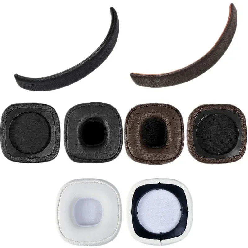 Cuscinetti Auricolari Di Ricambio Sopra L'Orecchio Cuscino In Schiuma Per Cuffie Marshall Major 3 Iii Auricolare In Pelle Pu