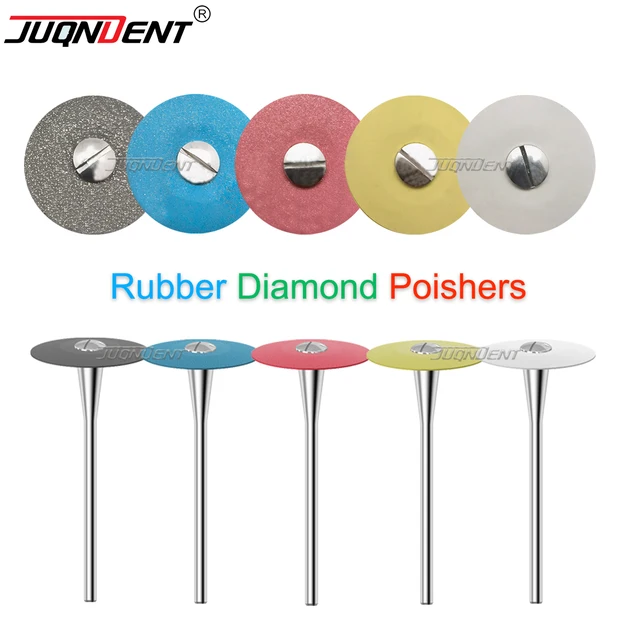 Dental Polishing Wheel Disc Composite Rubber Diamond Polisher For Porcelain Zirconia HP 2.35mm Dentistry Laboratory Products