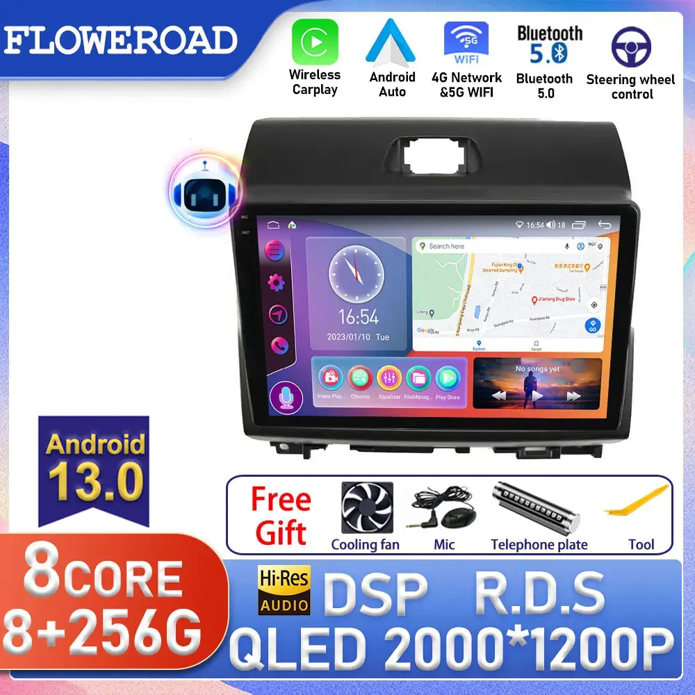 

Автомагнитола для KIA Ray 2011-2017 Android, мультимедийный плеер, GPS, Wi-Fi, видео, DSP, IPS, Carplay, Android, автомобильное 8-ядерное головное устройство