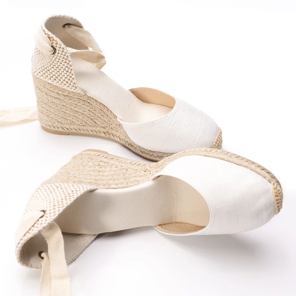 Fragua lineal testigo Alpargatas clásicas básicas de lona para mujer, sandalia con cuña|fashion  sandals|sandals fashionespadrille sandals - AliExpress