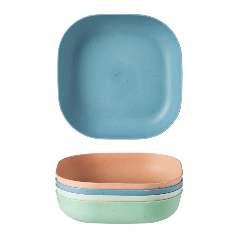 4pcs Unbreakable Dinner Plates 5