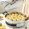 220V Stainless Steel Electric Pancake Machine Pizza Electric Frying Baking Pan Household Crepe Maker 1