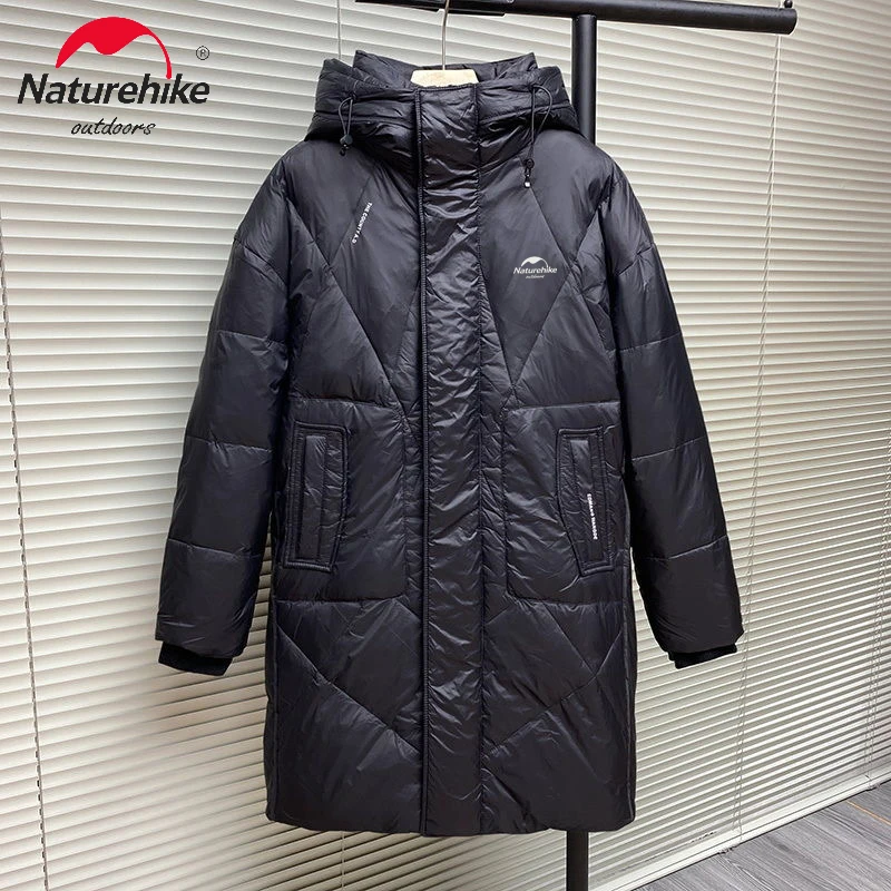 Naturehike Extended Version Jacket 800FP Ultra Dry duck's down Jacket Man Outdoor Camping Coat