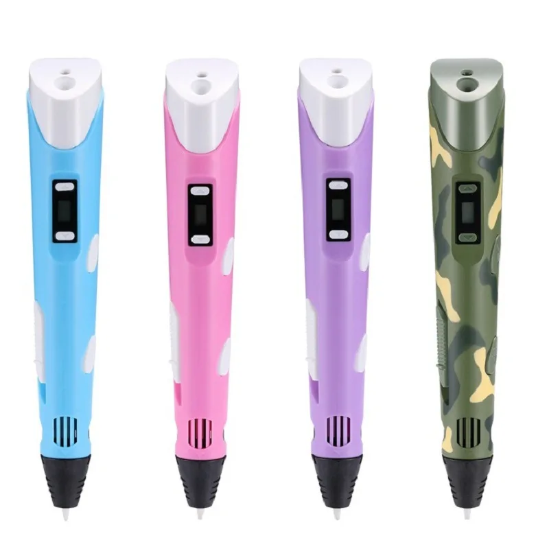 Luxmoc 3D Pen PLA Filament Three-Dimensional Printing Graffiti DIY Drawing Toys Low Temperature 3D Drawing Pen For Kids gifts