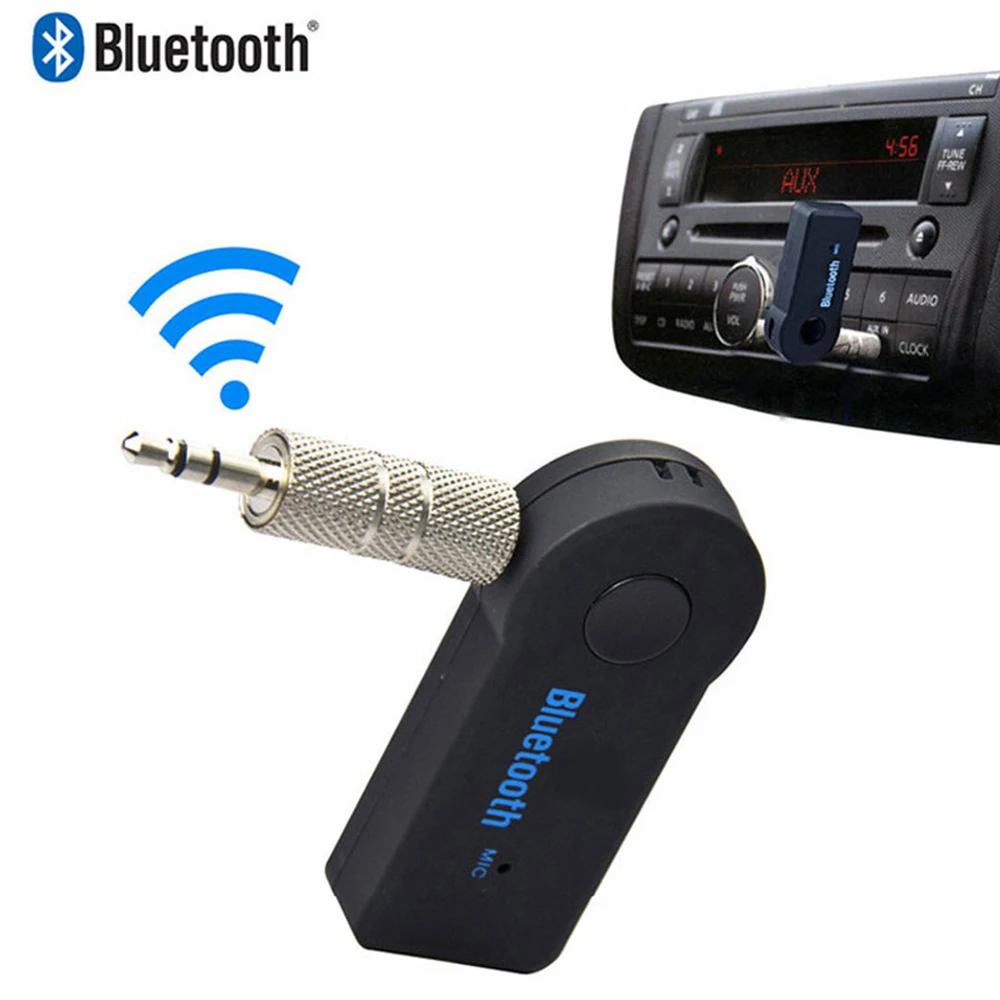 

Wireless Bluetooth Receiver Adapter 4.1 Stereo 3.5mm Jack for Car Music Audio Aux Headset Receiving For Headphone Handsfree