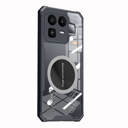 Transparent Heat Dissipation Phone Cover with HD Clarity for Realme Neo 8 (Black)
