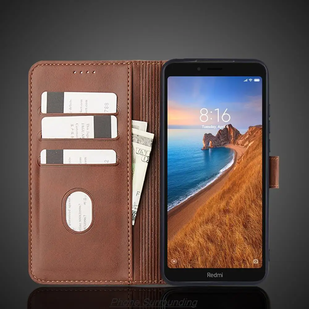 Luxury PU Leather Wallet Flip Case - Premium Protective Phone Holster