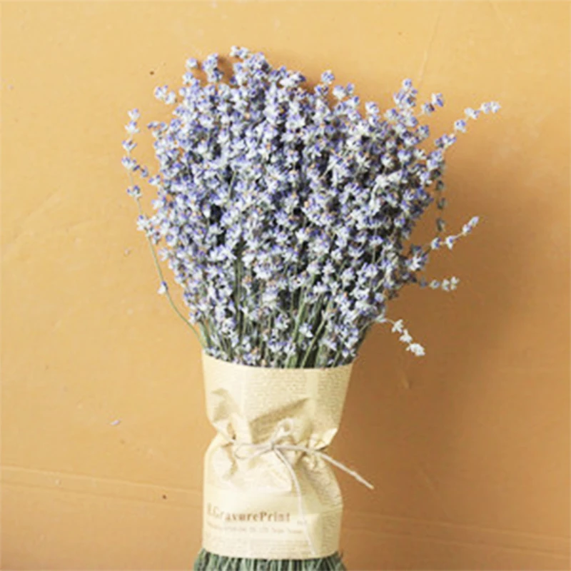 Natural Lavanda Seca Flor Buquê, Casa Decoração De Natal Do Casamento, Peça  central do quarto, Mesa Organizar, Noiva Segurando Buquê - AliExpress