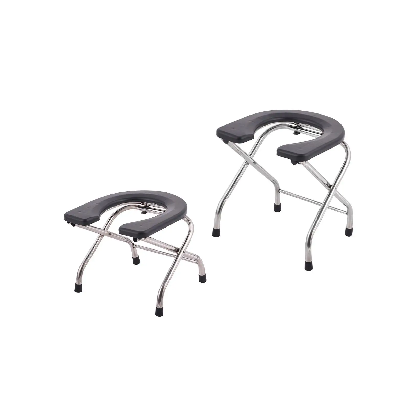 Seniors Folding Toilet Seat Shower Chair Strong Bearing Capacity Quality Easy to 2