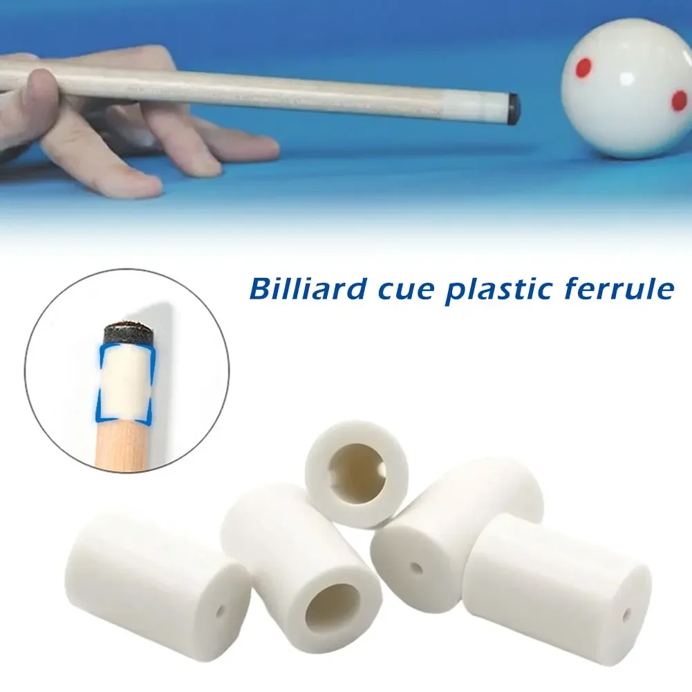 1Pc 14MM Billiard Cue Stick Ferrules Billiard Cue Tip Ferrules Compact Easy to Install Snooker Accessories Pool Cue Ferrules