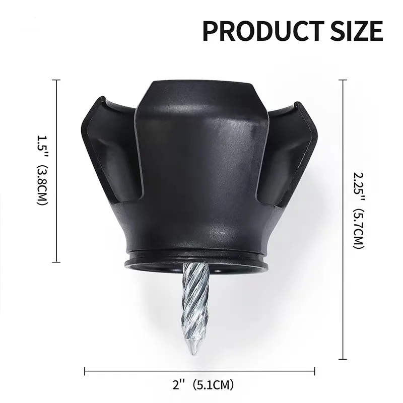 Golf Ball Retriever Grabber Pick Up,Back Saver Claw Put On Putter Grip,Suction Cup Ball Grabber,Sucker for Golf Screws Tool 6