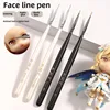 1pcs Brush Super Fine Bjd Doll Face Makeup Mandala Dotting Draw Line Pen Painting Brush Modeling Detail Clay Tool Diy Art 1