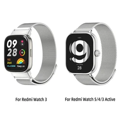 Premium Metal Replacement Strap for Smartwatches - Sleek & Durable Wristband Accessory (Silver Magnetic)