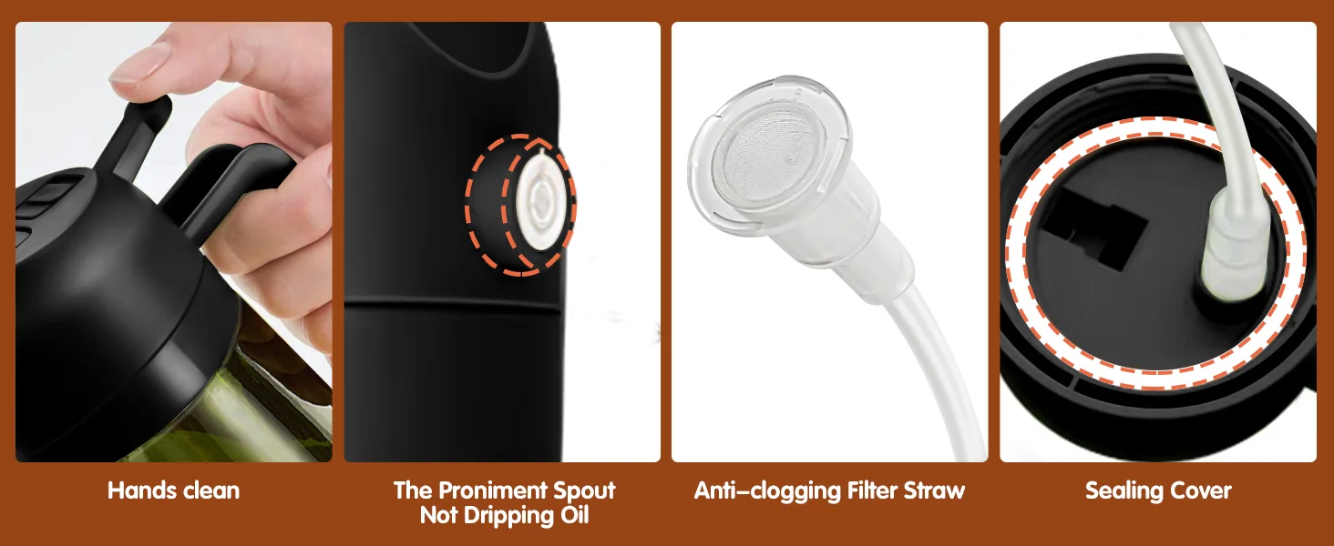 Compact and stylish dark green olive oil bottle