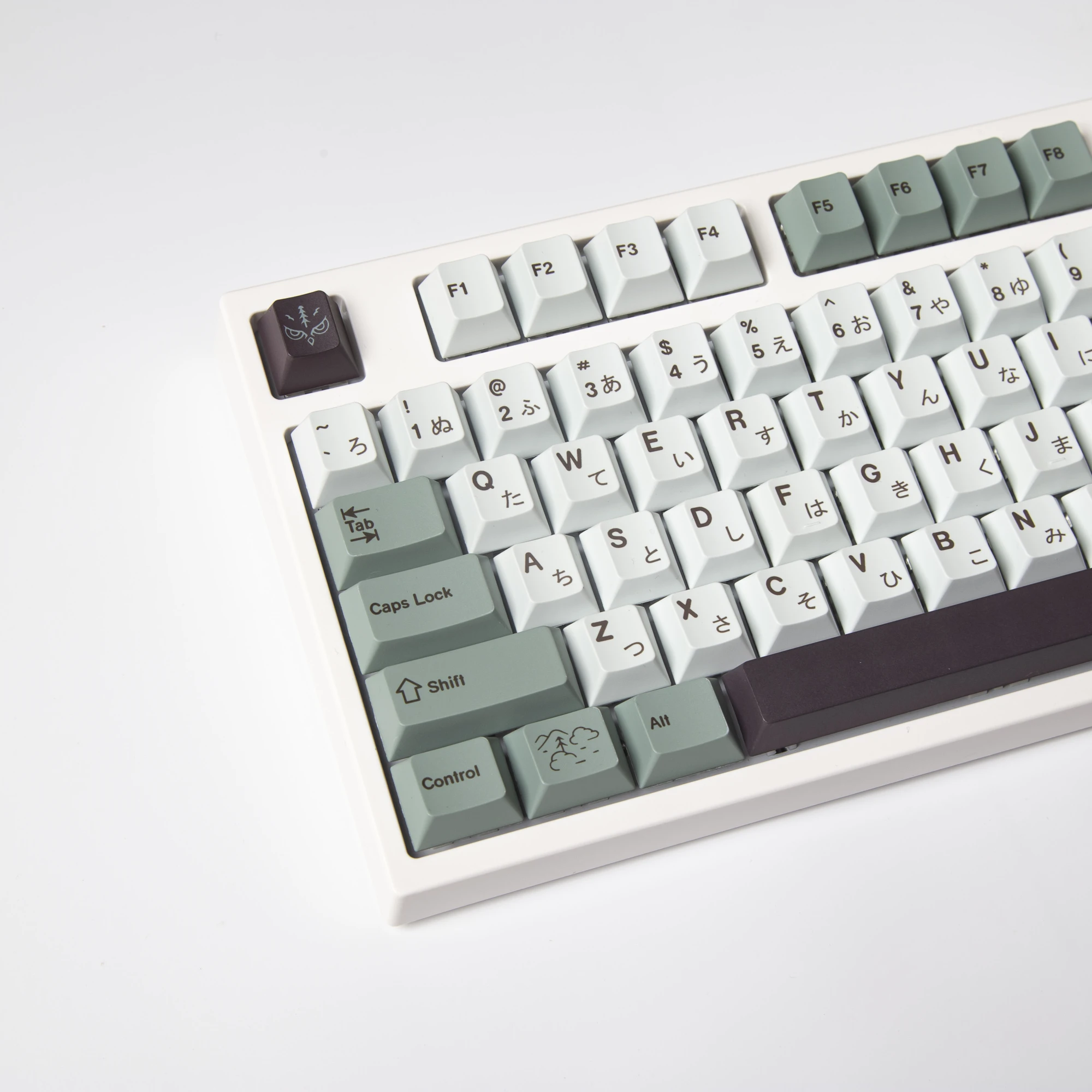 Chaves Gmk Clone Novembro Nevoeiro Keycaps Pbt Cherry Perfil Keycap para mx Switch Teclado Mecânico Dye-sub Tampas de Chave Japonesas 141 - Imagem 5