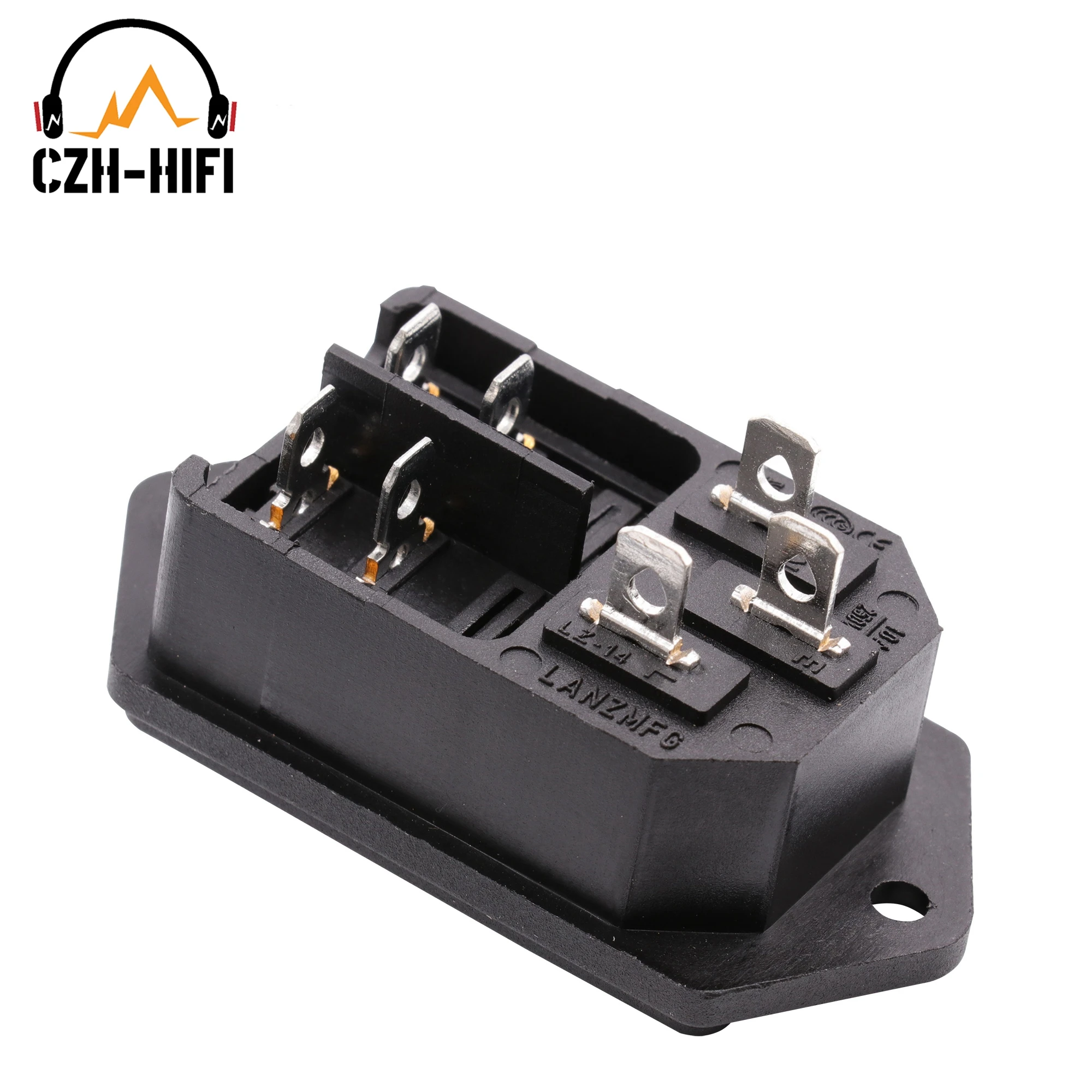 1pc IEC 320 C14 AC Male Power Cord Inlet Power Receptacle Connector Red Light ON-OFF Rocker Switch CCC,CE,TUV PC DAC CD TV
