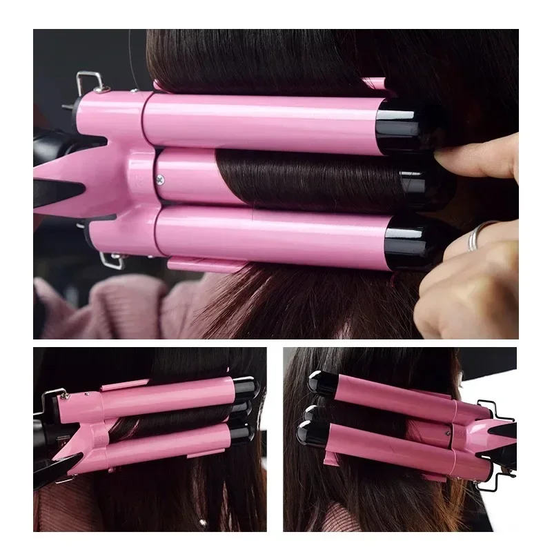 Electric Curling Stick Korean Style Three-tube Curling Iron