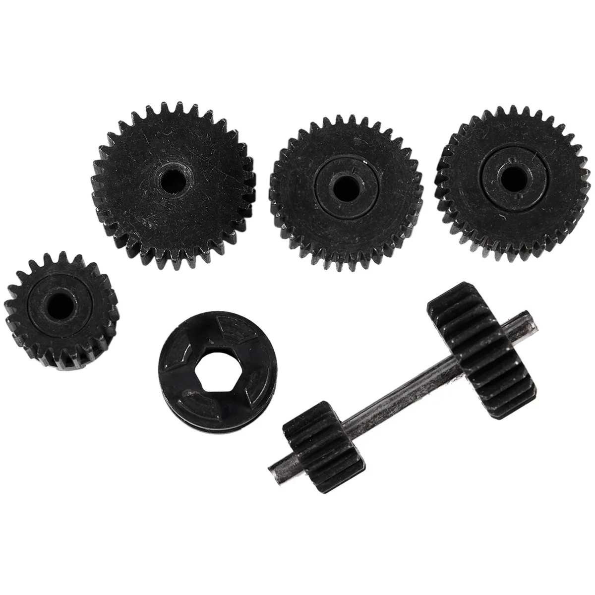 BAAU 2 Set Metal Gears with 370 Motor for Speed Change for B1 B24 B16 B36 C24 1/16 4WD 6WD Rc Car,B