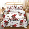 Christmas Bedding Set Linens Duvet Cover Kids Quilt Covers Cartoon Comforter Cover Pillow Case Full Size Decor Bedroom Textile 1