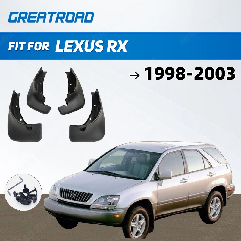 

Брызговики передние и задние автомобильные для Lexus RX330 RX350 RX400H 2004-2009, брызговики, брызговики, аксессуары для крыльев